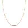 Thumbnail Image 1 of Solid Paperclip Chain Necklace 14K Rose Gold 18" 2.5mm
