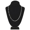 Thumbnail Image 4 of Hollow Paper Clip Chain Necklace 14K White Gold 24" 5mm