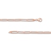 Thumbnail Image 3 of Hollow Paper Clip Chain Necklace 14K Rose Gold 20" 5mm