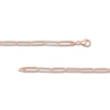 Thumbnail Image 3 of Hollow Paper Clip Chain Necklace 14K Rose Gold 24" 5mm