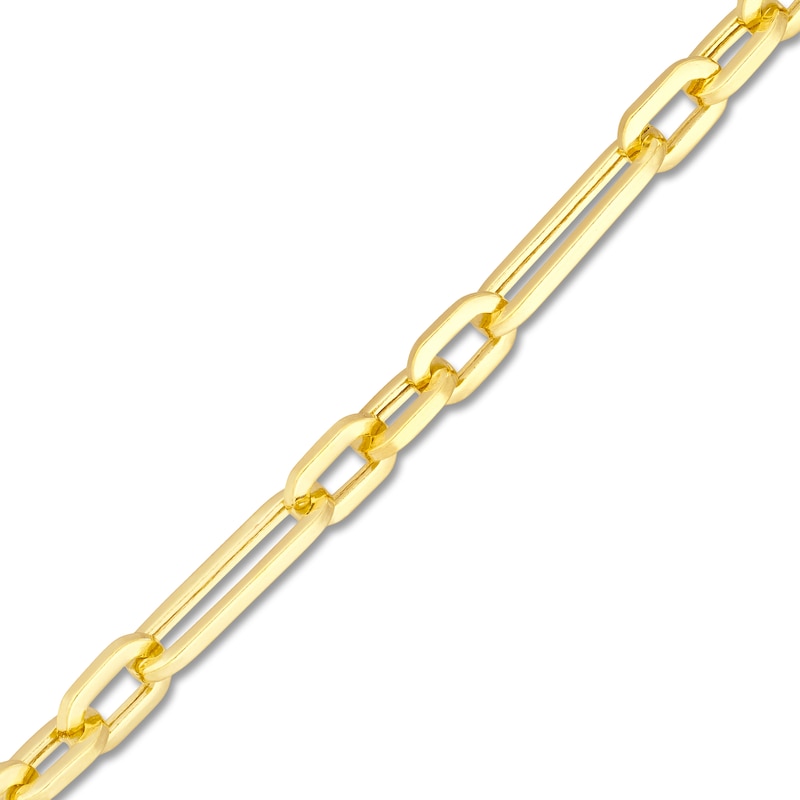 Main Image 2 of Hollow Link Chain Necklace 14K Yellow Gold 20" 3.9mm