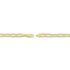 Thumbnail Image 3 of Solid Paperclip Chain Necklace 14K Yellow Gold 18" 5.25mm