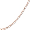 Thumbnail Image 1 of Solid Paperclip Chain Necklace 14K Rose Gold 18" 5.25mm