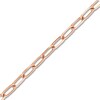 Thumbnail Image 2 of Solid Paperclip Chain Necklace 14K Rose Gold 24" 5.25mm