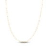 Thumbnail Image 1 of Solid Paperclip Chain Necklace 14K Yellow Gold 18" 3.4mm