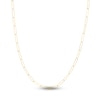 Thumbnail Image 1 of Solid Paperclip Chain Necklace 14K Yellow Gold 20" 3.4mm