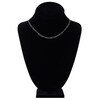 Thumbnail Image 4 of Solid Paperclip Chain Necklace 14K White Gold 16&quot; 3.4mm