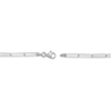 Thumbnail Image 3 of Solid Paperclip Chain Necklace 14K White Gold 20" 3.4mm