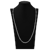 Thumbnail Image 4 of Solid Paperclip Chain Necklace 14K White Gold 30" 3.4mm