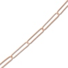 Thumbnail Image 2 of Solid Paperclip Chain Necklace 14K Rose Gold 18" 3.4mm
