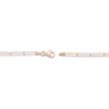 Thumbnail Image 3 of Solid Paperclip Chain Necklace 14K Rose Gold 30" 3.4mm