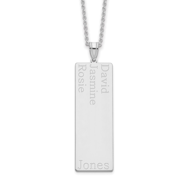 Main Image 4 of Six Name Family Pendant 18"