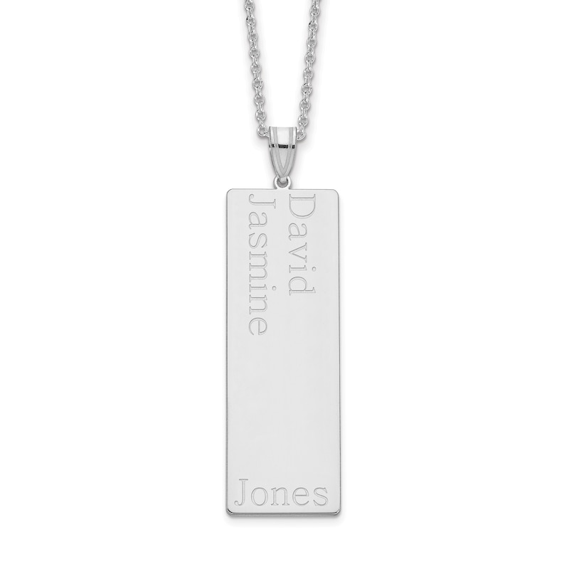 Main Image 5 of Six Name Family Pendant 18"