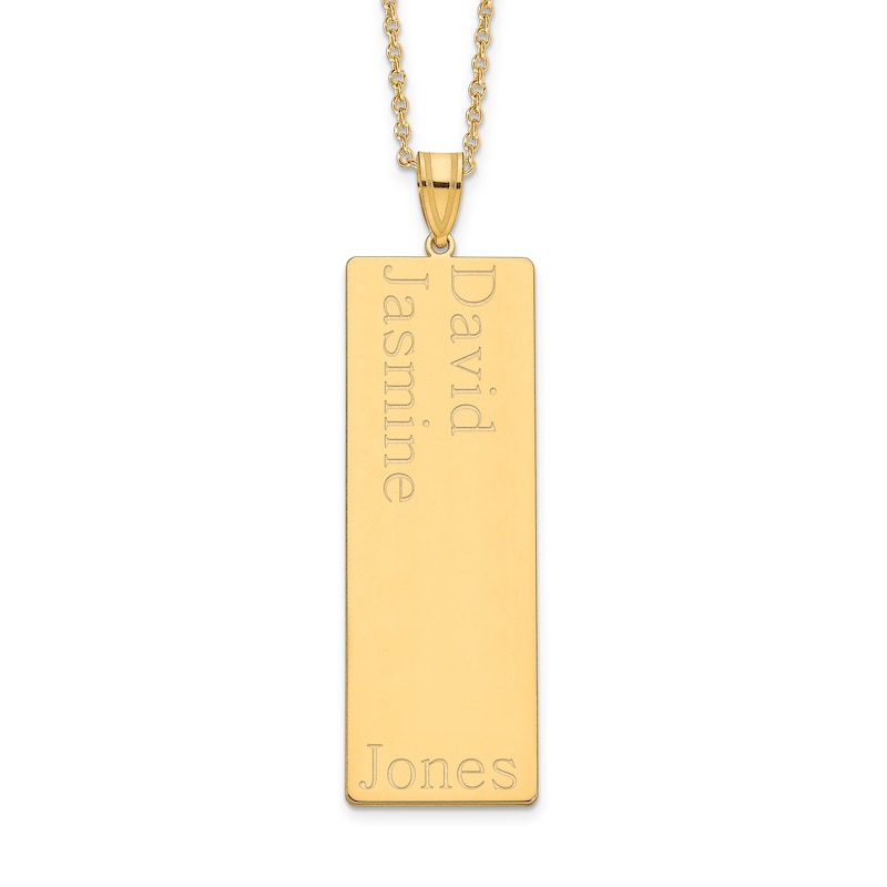 Main Image 5 of Six Name Family Pendant 18"