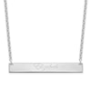 Thumbnail Image 1 of Large Edwardian Script Bar Necklace 18"