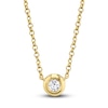 Thumbnail Image 1 of Shy Creation Diamond Necklace 1/15 ct tw Round 14K Yellow Gold SC55012538