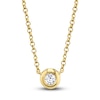 Thumbnail Image 0 of Shy Creation Diamond Necklace 1/15 ct tw Round 14K Yellow Gold SC55012538