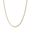 Thumbnail Image 1 of Solid Glitter Rope Necklace 14K Yellow Gold 30" 2.4mm