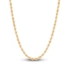 Thumbnail Image 0 of Solid Glitter Rope Necklace 14K Yellow Gold 20" 3.8mm