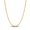 Thumbnail Image 1 of Solid Glitter Rope Necklace 14K Yellow Gold 20" 3.8mm