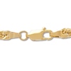 Thumbnail Image 2 of Solid Glitter Rope Necklace 14K Yellow Gold 20" 3.8mm