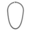 Thumbnail Image 1 of 1933 by Esquire Men's Solid Curb Link Chain Necklace Black Ruthenium-Plated Sterling Silver 22" 10mm