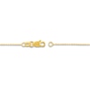 Thumbnail Image 3 of Diamond-Cut Solid Cable Chain Necklace 14K Yellow Gold 16" 0.8mm