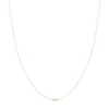 Thumbnail Image 1 of Diamond-Cut Solid Cable Chain Necklace 14K Yellow Gold 18" 0.8mm