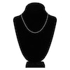 Thumbnail Image 4 of Diamond-Cut Solid Cable Chain Necklace 14K White Gold 18" 1.05mm