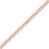 Thumbnail Image 2 of Diamond-Cut Solid Cable Chain Necklace 14K Rose Gold 16" 1.05mm