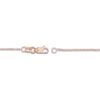 Thumbnail Image 3 of Diamond-Cut Solid Cable Chain Necklace 14K Rose Gold 16" 1.05mm