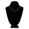 Thumbnail Image 4 of Diamond-Cut Solid Cable Chain Necklace 14K Rose Gold 16" 1.05mm