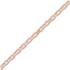 Thumbnail Image 2 of Diamond-Cut Solid Cable Chain Necklace 14K Rose Gold 18" 1.05mm