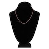 Thumbnail Image 4 of Diamond-Cut Solid Cable Chain Necklace 14K Rose Gold 18" 1.05mm