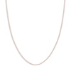 Thumbnail Image 1 of Diamond-Cut Solid Cable Chain Necklace 14K Rose Gold 20" 1.05mm