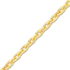 Thumbnail Image 2 of Diamond-Cut Solid Cable Chain Necklace 14K Yellow Gold 16" 1.05mm