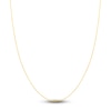 Thumbnail Image 1 of Diamond-Cut Solid Cable Chain Necklace 14K Yellow Gold 18" 1.05mm