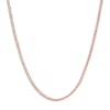 Thumbnail Image 1 of Diamond-Cut Solid Cable Chain Necklace 14K Rose Gold 18" 1.05mm