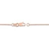 Thumbnail Image 3 of Diamond-Cut Solid Cable Chain Necklace 14K Rose Gold 18" 1.15mm