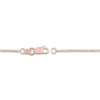 Thumbnail Image 3 of Diamond-Cut Solid Cable Chain Necklace 14K Rose Gold 20" 1.15mm