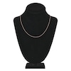Thumbnail Image 4 of Diamond-Cut Solid Cable Chain Necklace 14K Rose Gold 20" 1.15mm