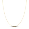 Thumbnail Image 1 of Diamond-Cut Solid Cable Chain Necklace 14K Yellow Gold 16" 1.15mm