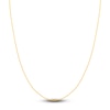 Thumbnail Image 1 of Diamond-Cut Solid Cable Chain Necklace 14K Yellow Gold 18" 1.15mm