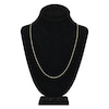 Thumbnail Image 4 of Diamond-Cut Solid Cable Chain Necklace 14K Yellow Gold 24" 1.15mm