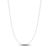 Thumbnail Image 1 of Diamond-Cut Solid Cable Chain Necklace 14K White Gold 20" 1.5mm