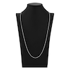 Thumbnail Image 4 of Diamond-Cut Solid Cable Chain Necklace 14K White Gold 30" 1.5mm