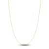 Thumbnail Image 1 of Diamond-Cut Solid Cable Chain Necklace 14K Yellow Gold 18" 1.5mm