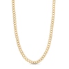 Thumbnail Image 1 of Hollow Curb Link Necklace 14K Yellow Gold 22" 10.5mm