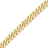 Thumbnail Image 2 of Hollow Curb Link Necklace 14K Yellow Gold 22" 10.5mm