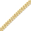 Thumbnail Image 2 of Hollow Curb Link Necklace 14K Yellow Gold 26" 10.5mm